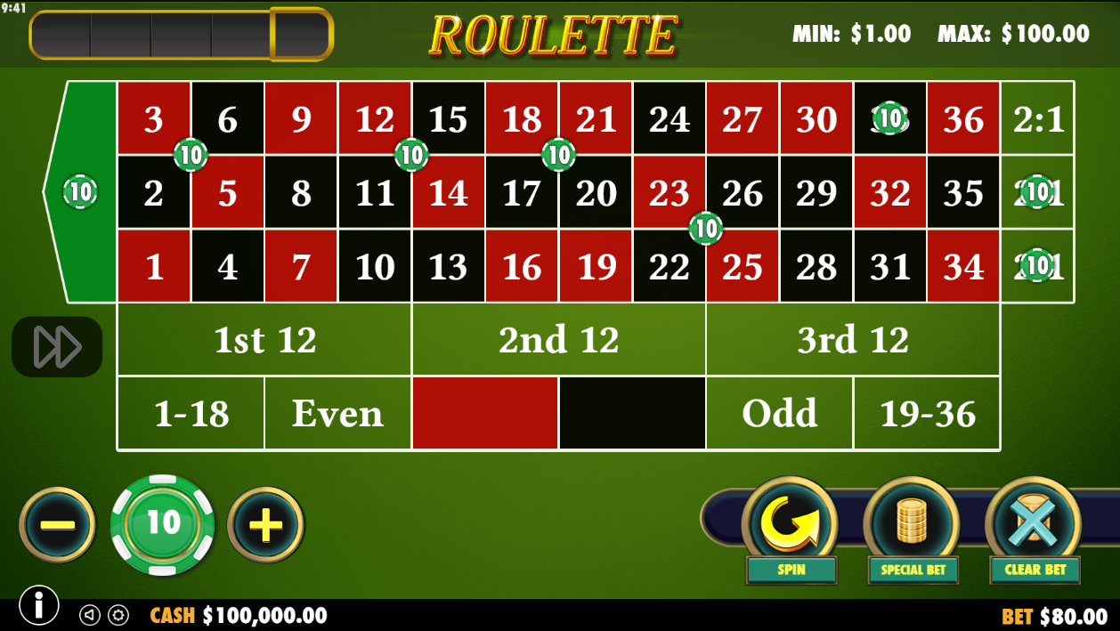 European Roulette Pariul European Roulette