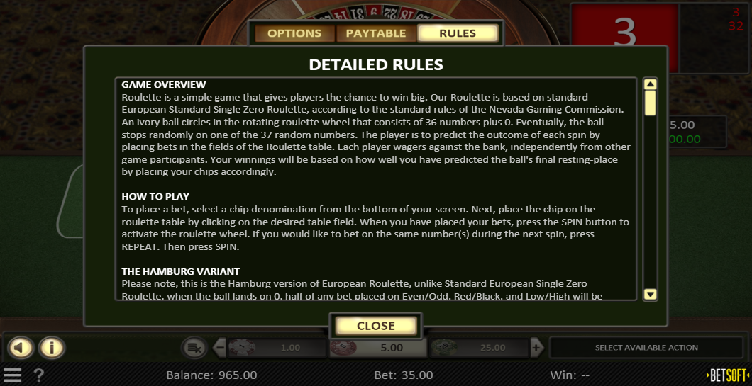 European Roulette How to Play