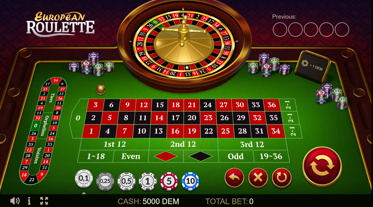 European Roulette ng Evoplay